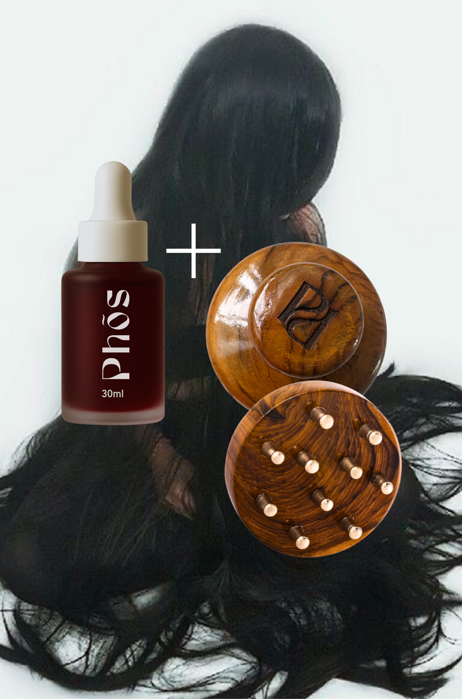 30ml Hair oil + Reviving Kansa Massager